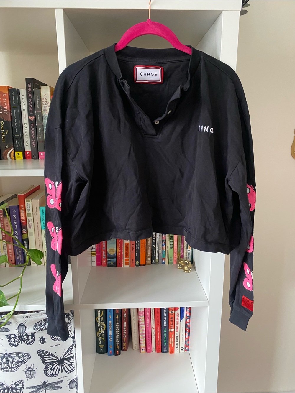 CHNGE “Growth is a Process” Cropped Top